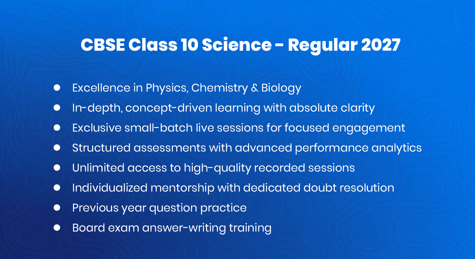 CBSE Class 10 Science – Regular