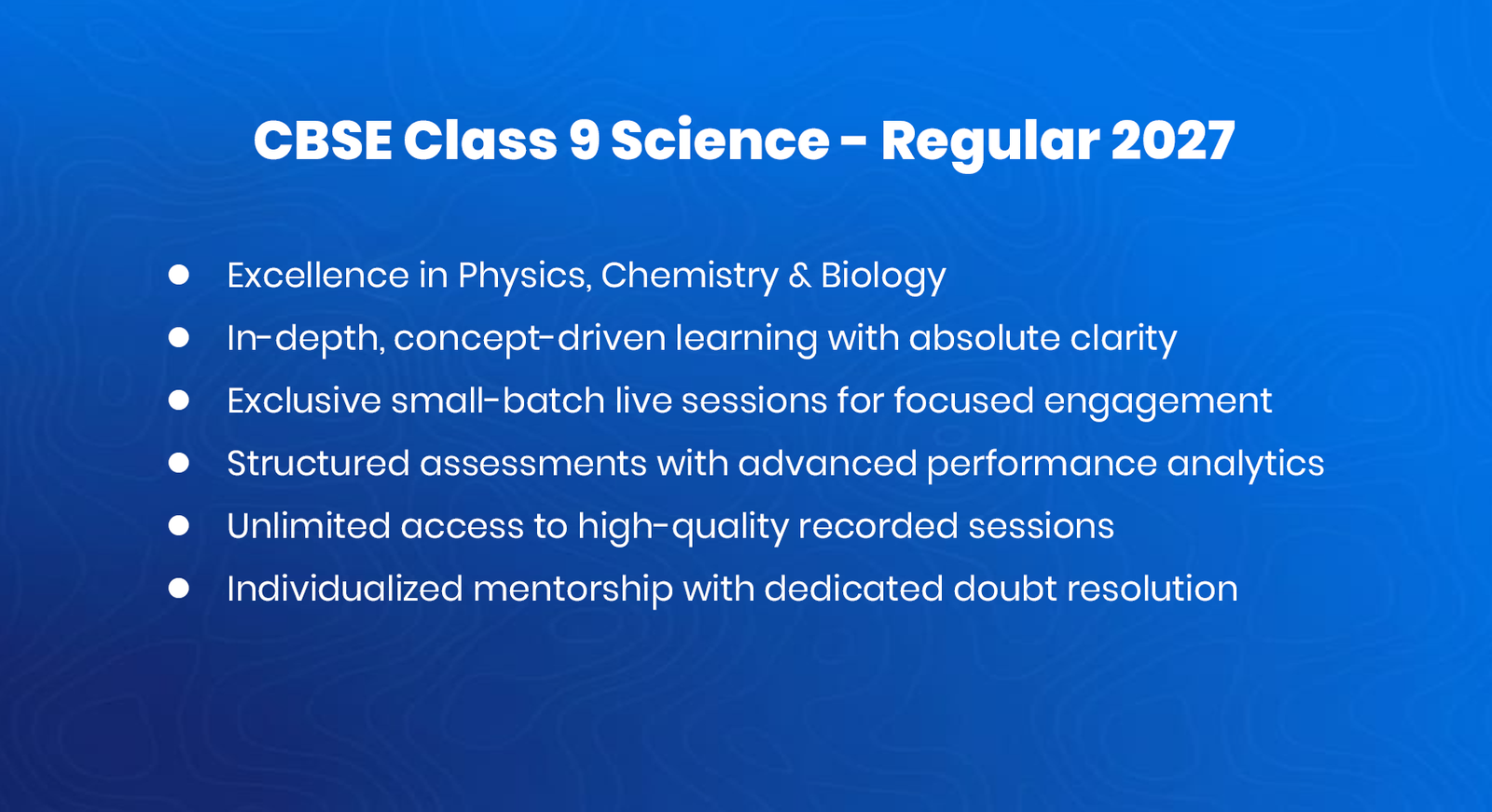 CBSE Class 9 Science – Regular